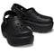 Crocs Stomp Classic  Clog Adults Black Platform CLEARANCE